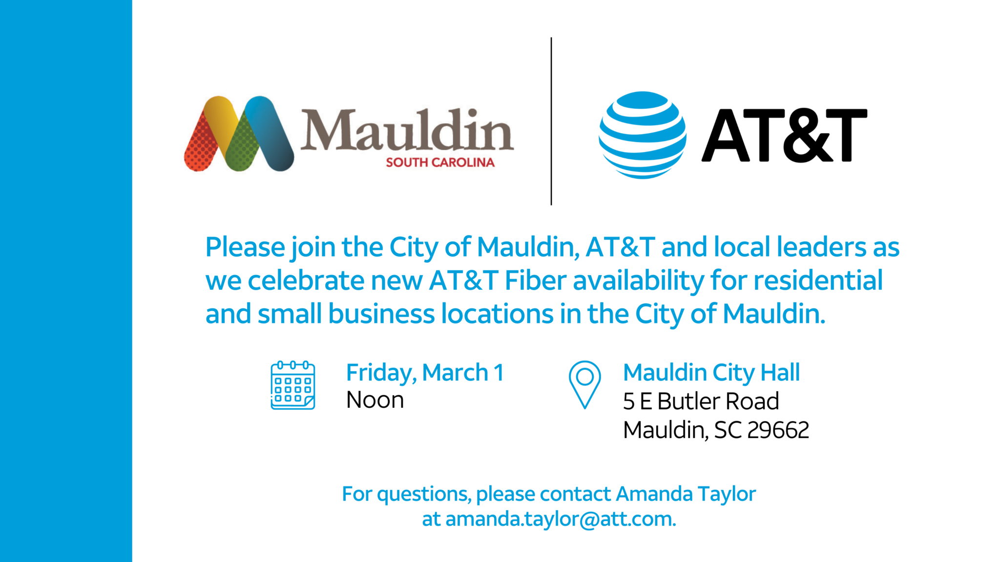 City Calendar City of Mauldin